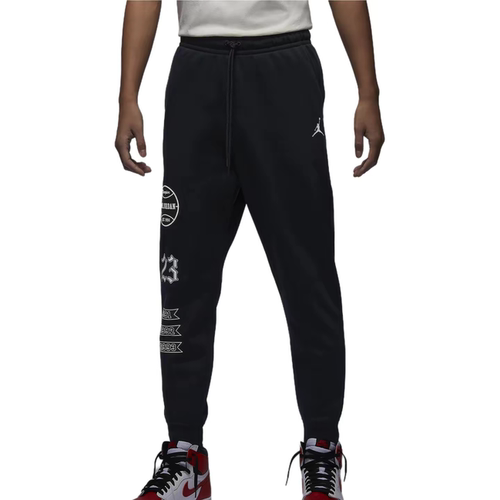 Nike/耐克 JORDAN 男子运动休闲印花针织加绒束脚长裤 FN4620-010