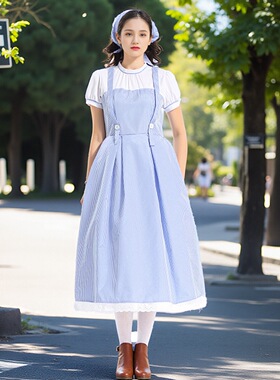 PlusSize HalloweenCostume Adventures in Oz Blue Plaid Dress