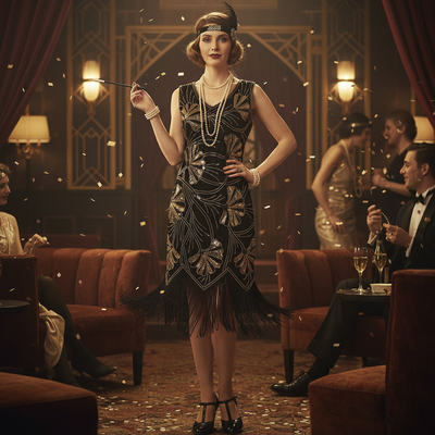 GatsbyDressforWomenParty裙