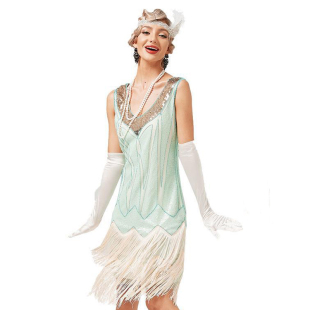 Dresses 20s了不起 1920s Roaring 盖茨比舞会风 Gatsby Flapper