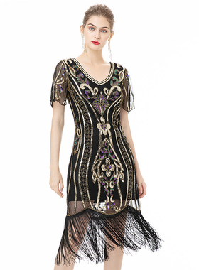 The Great Gatsby Party Dress 1920s Flapper裙 服装 Cocktail