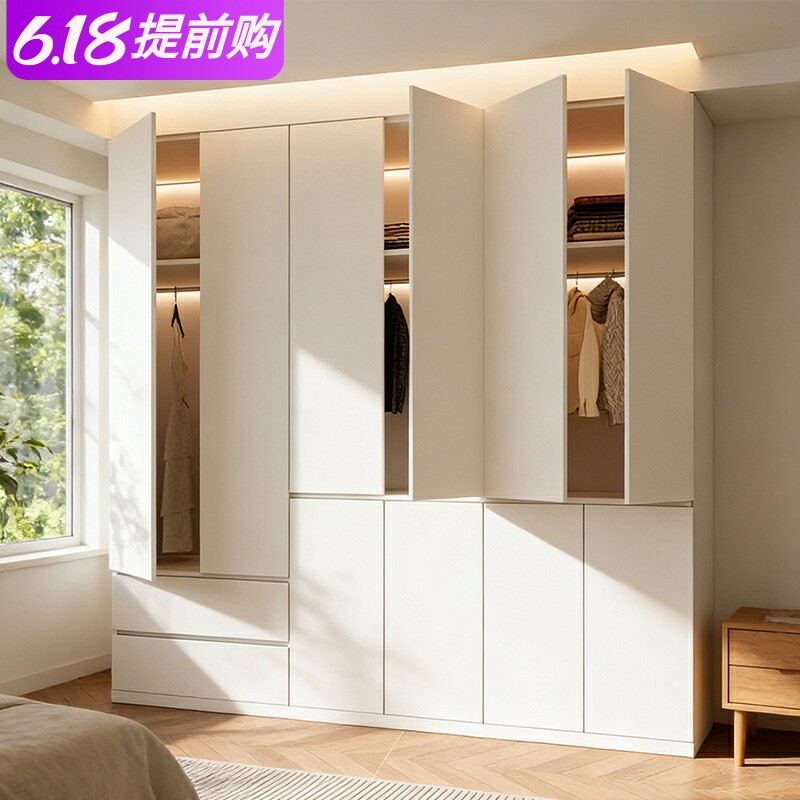 现货新型全铝蜂窝铝合金衣柜2026新款全屋家具柜子卧室Z衣帽间衣