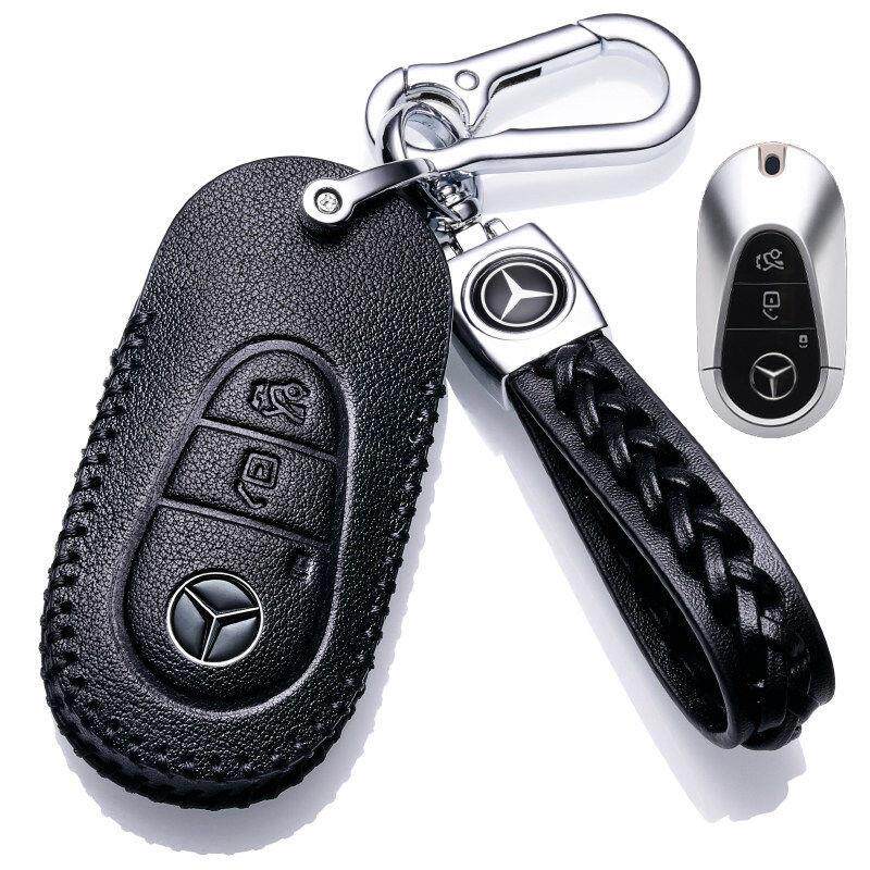 专用2023款全新奔驰EQE SUV钥匙套奔驰EQE350先锋豪华版500扣女包