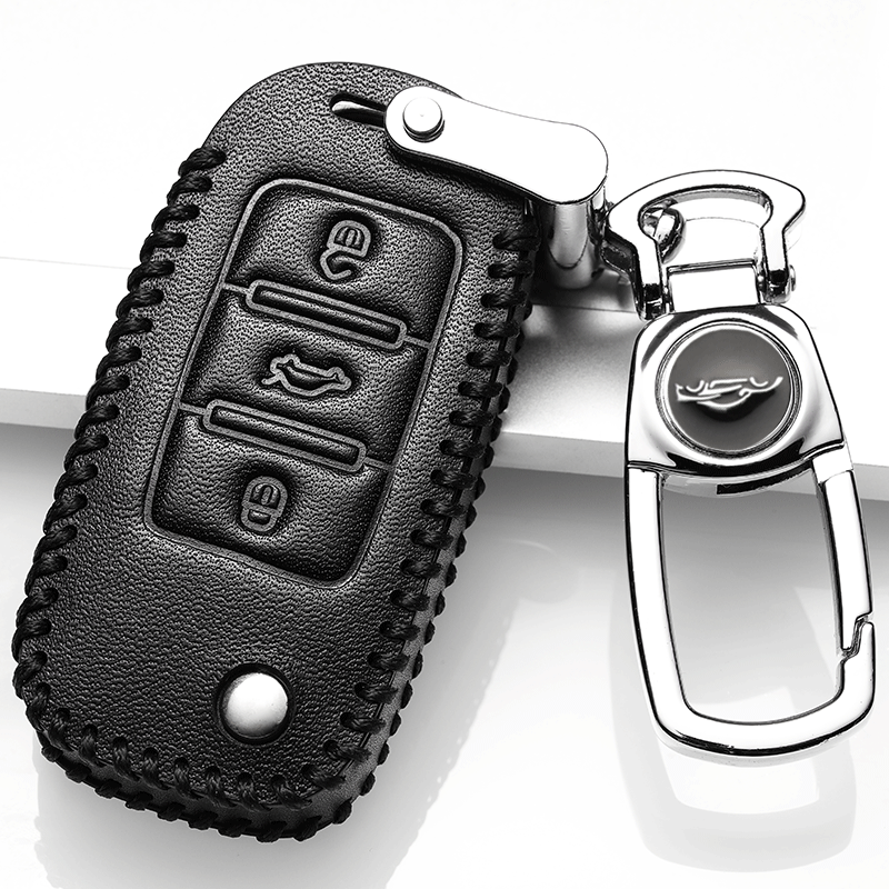 大众途观钥匙套专用2016/17款新途观丝绸之路版汽车真皮钥匙包扣