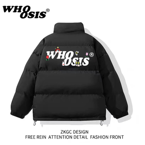 WHOOSIS（不知其名）趣味卡通羽绒棉服棉衣情侣秋冬季男女外套潮