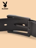 Playboy, мужской кожаный модный ремень, штаны, из натуральной кожи