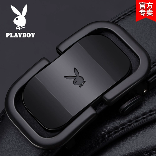 Playboy, ремень, модная пряжка, штаны, из натуральной кожи, в корейском стиле