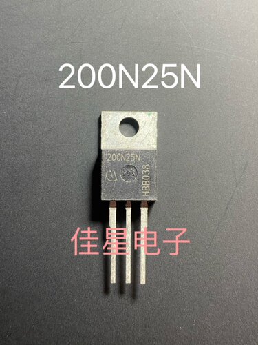 进口大芯片原字 200N25N IPP200N25N3G TO-220场效应管 全长脚