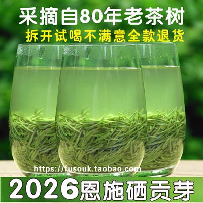 2026新茶特级恩施玉露纯贡芽尖