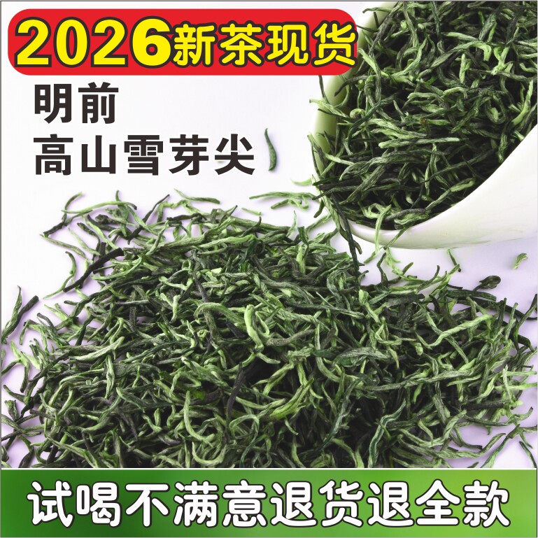 2026年高山毛尖明前春绿茶