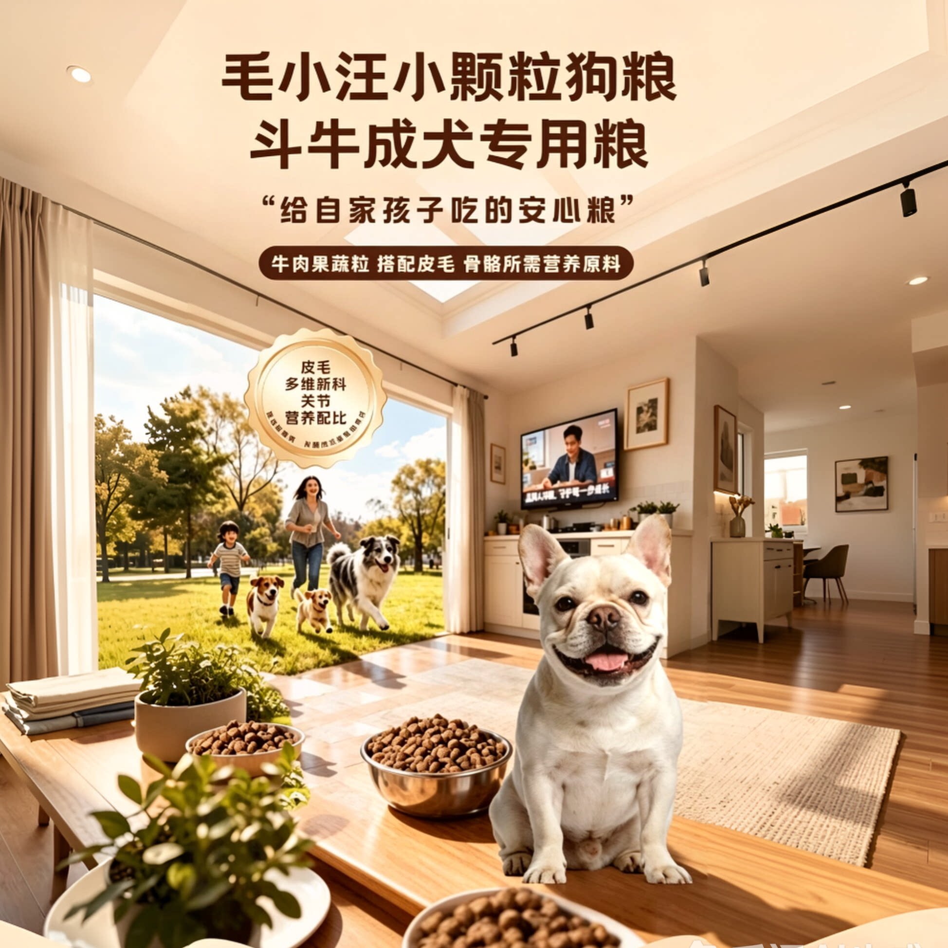 毛小汪小型犬法斗专用美毛狗粮