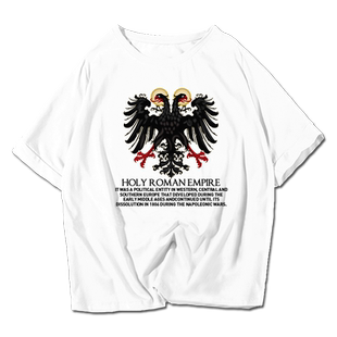 神圣罗马帝国德意志日耳曼国家标志短袖t恤衫男女纯棉半截袖衣服