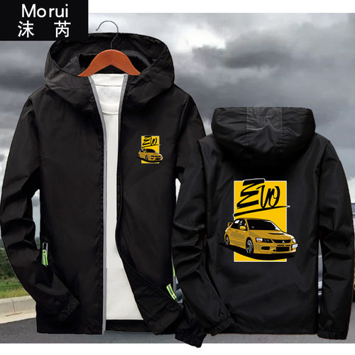 三菱evo性能车改装车男赛车服装