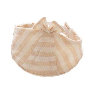 夏季婴儿遮脑门心帽子男女宝宝新生婴儿护囟门帽薄款彩棉纯棉凉帽