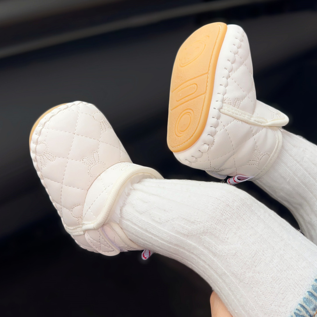 婴儿棉靴冬季软底宝宝加绒保暖鞋