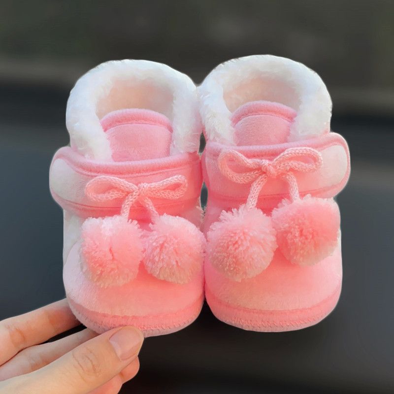 保暖软底新生婴儿秋冬宝宝学步鞋