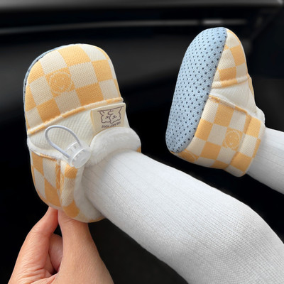 米嘟尔婴儿冬鞋软底加绒加厚棉鞋