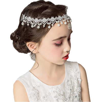 发饰额头王冠韩国小孩生日眉心