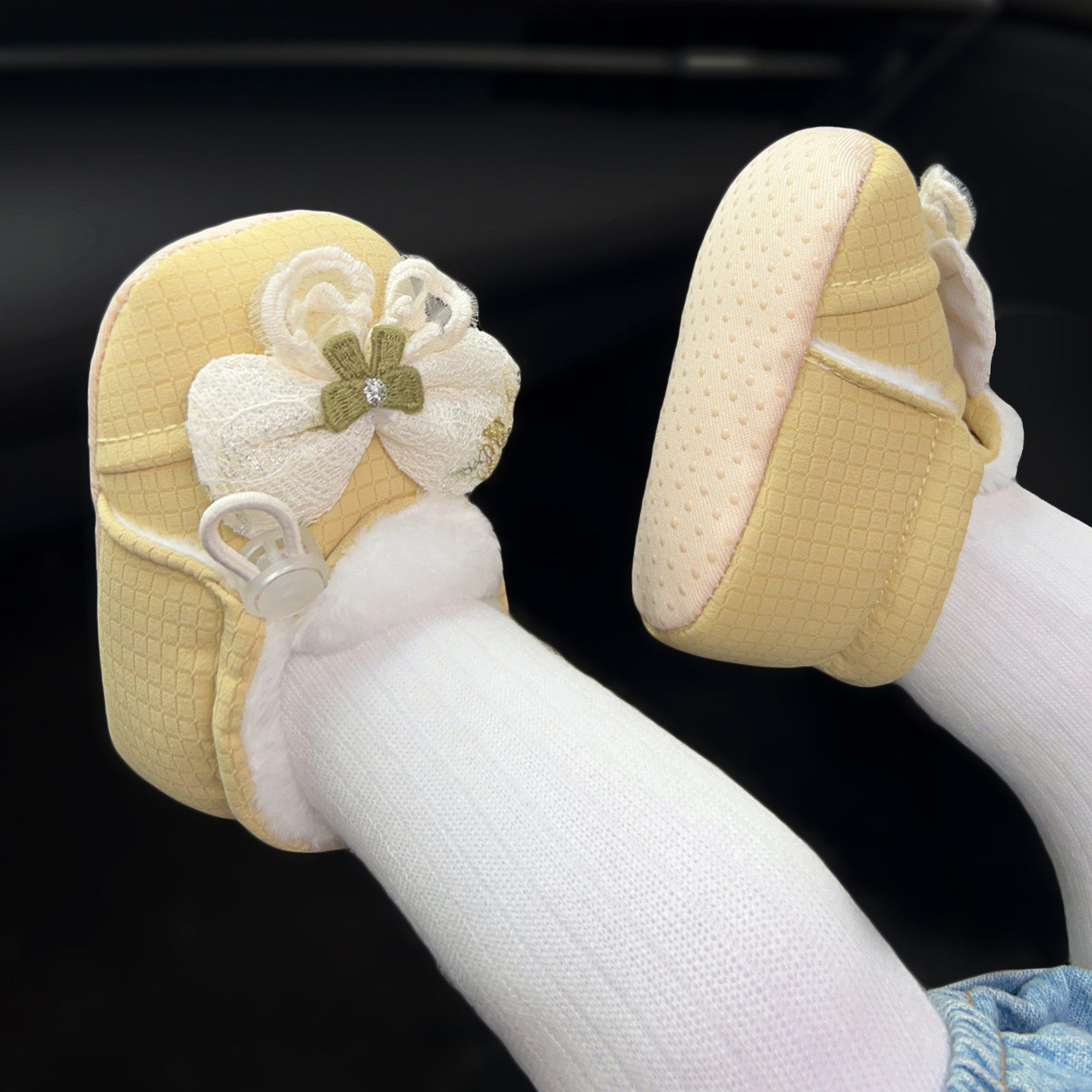 米嘟尔秋冬加绒加厚棉鞋休闲抽绳