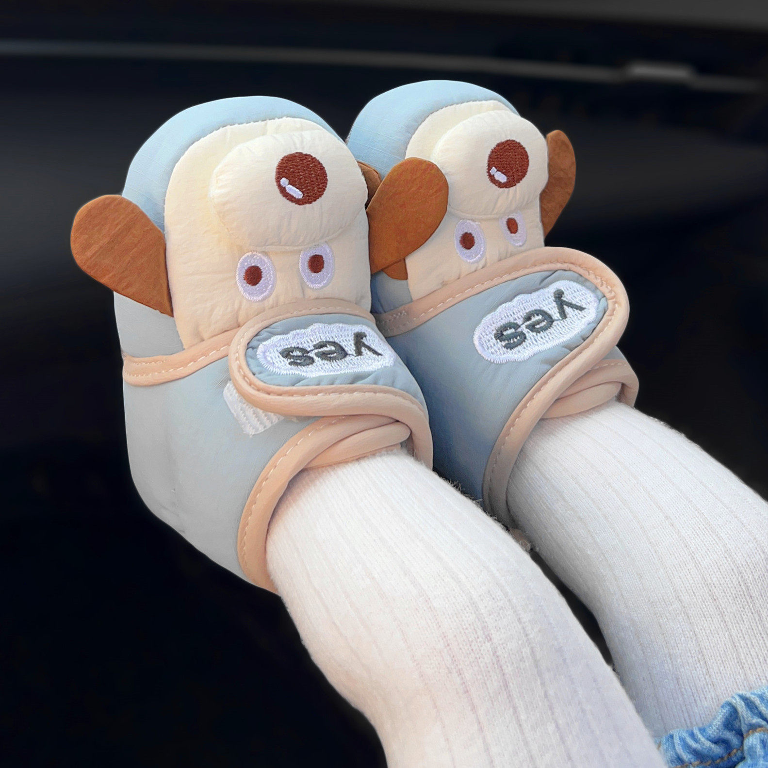 米嘟尔加绒加厚保暖学步鞋棉鞋男