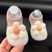 子夏季 女宝宝透气网面凉鞋 夏天防滑学步鞋 婴儿鞋 可爱地板袜鞋 网眼