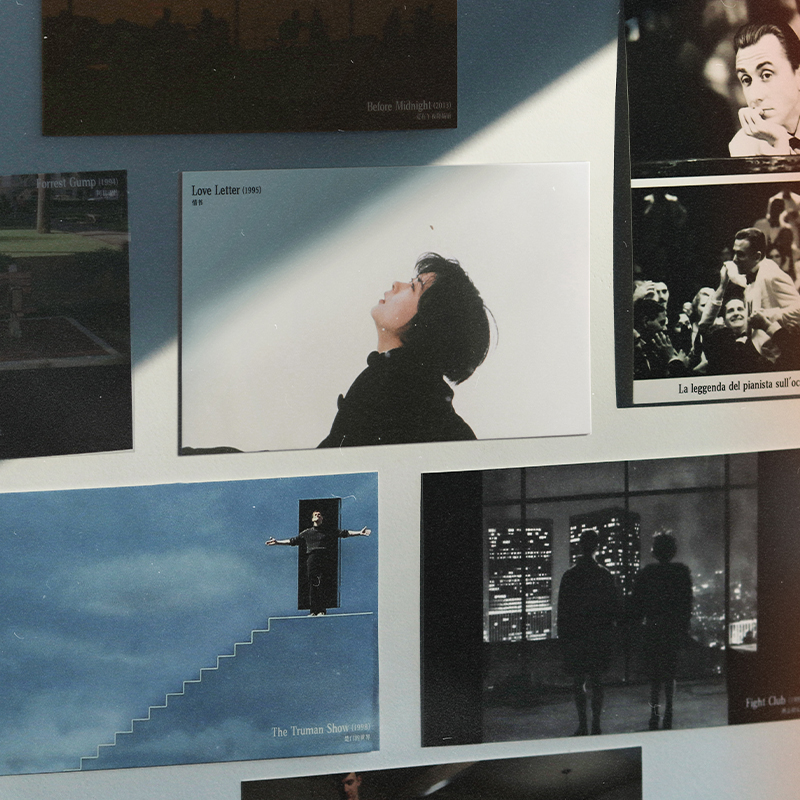 30张盒装明信片一帧电影系列卡片