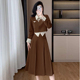 两件套小个子学院风套装 2018 套装 2025春季 上衣半身连衣裙女时尚