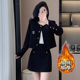 气质减龄套装 加绒加厚两件套小香风时髦上衣裙子女款 2025冬季 2576