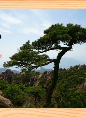 现代装饰画办公挂摆件高风亮节