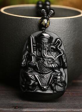 护身符玉石项链天然情侣礼物