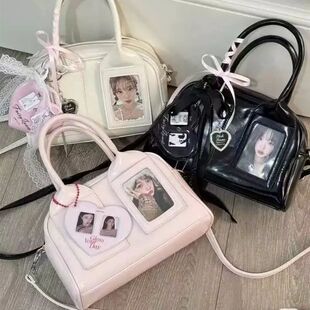 Y2K Harajuku Shoulder Bag Women Korean Transparent Ita Bag C