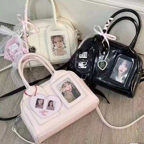 Y2K Harajuku Shoulder Bag Women Korean Transparent Ita Bag C