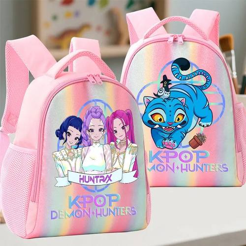 K-Pop Demon Hunters Student Rainbow Backpack HUNTR/X Rumi Mi