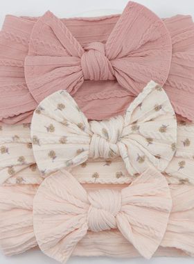 3Pcs/Set Baby Girl Headbands Lot Bows Baby Headband Newborn