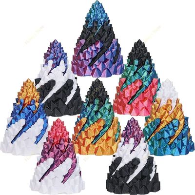 Three Layer Spiral Cone Impossible Stone Passthrough Fidget