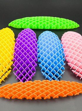 Fidget Toy Big Green Worm Shaped Fidget Unpacking Morphing W