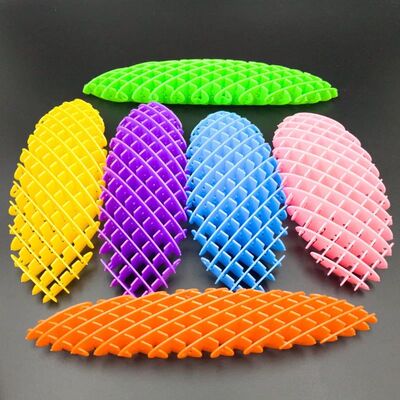Fidget Toy Big Green Worm Shaped Fidget Unpacking Morphing W