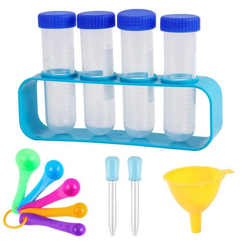 Primary Science Jumbo Test Tubes with Stand Dropper Funnel M