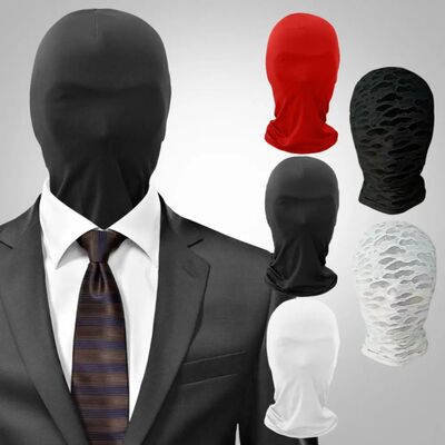 2pcs  Cosplay Full Mask Thin Breathable Hood Cosplay Prop Gh