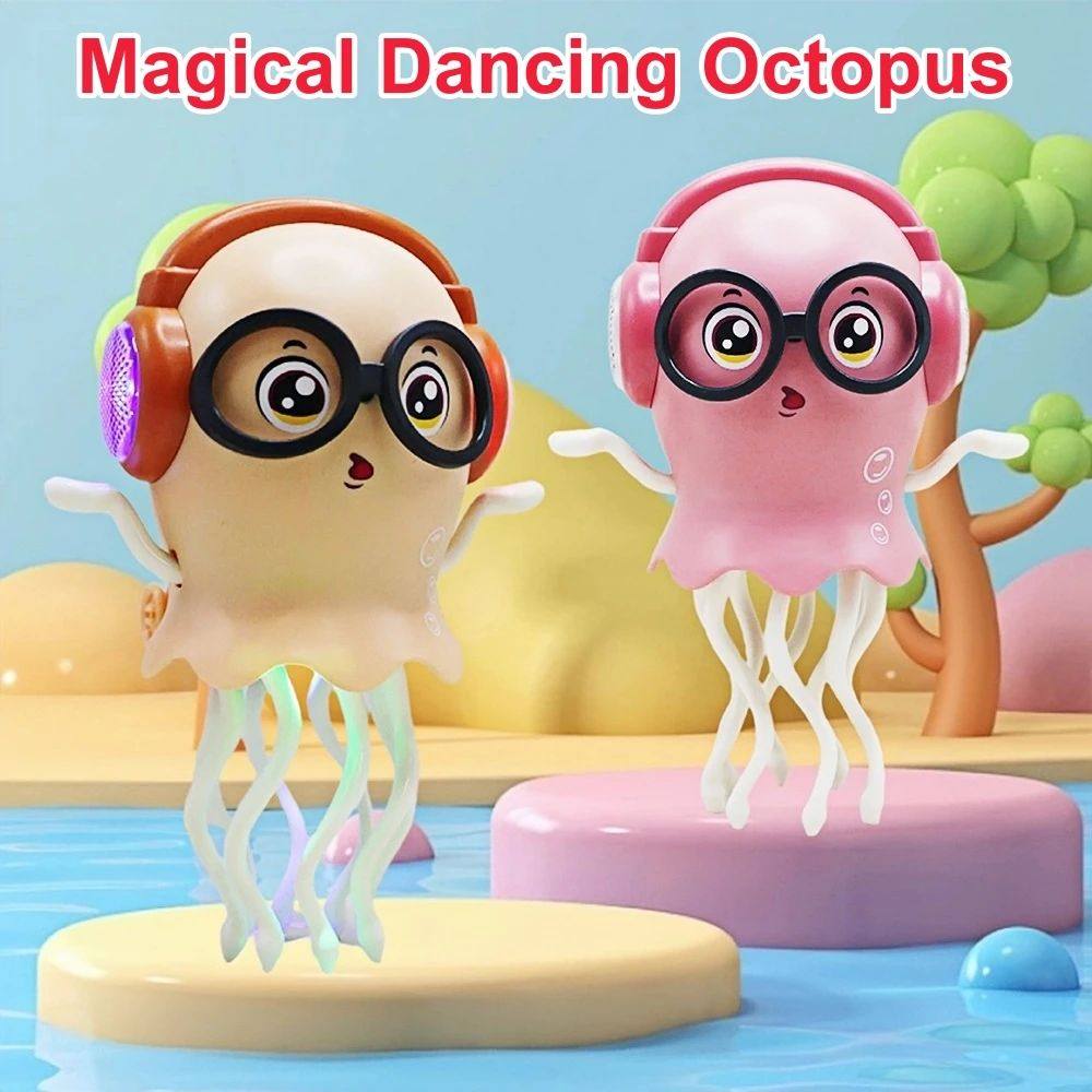 Funny Electric Toys Magic Dancing Octopus Toy  Automatic Obs