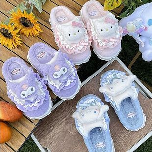 For Ladies Indoor Cotton Hom Style Slippers Cartoon Cute New