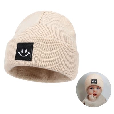 Kids Autumn Winter Hats for Newborn Crochet Beanie Toddler B