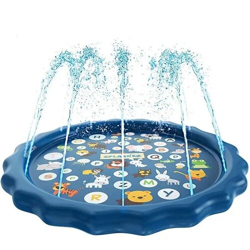 100/170cm Kids Sprinkler Play Pad Mat Outdoor Lawn Beach Let