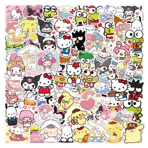 10/50/100/200pcs  Series Kuromi My Melody Cinnamoroll Cartoo