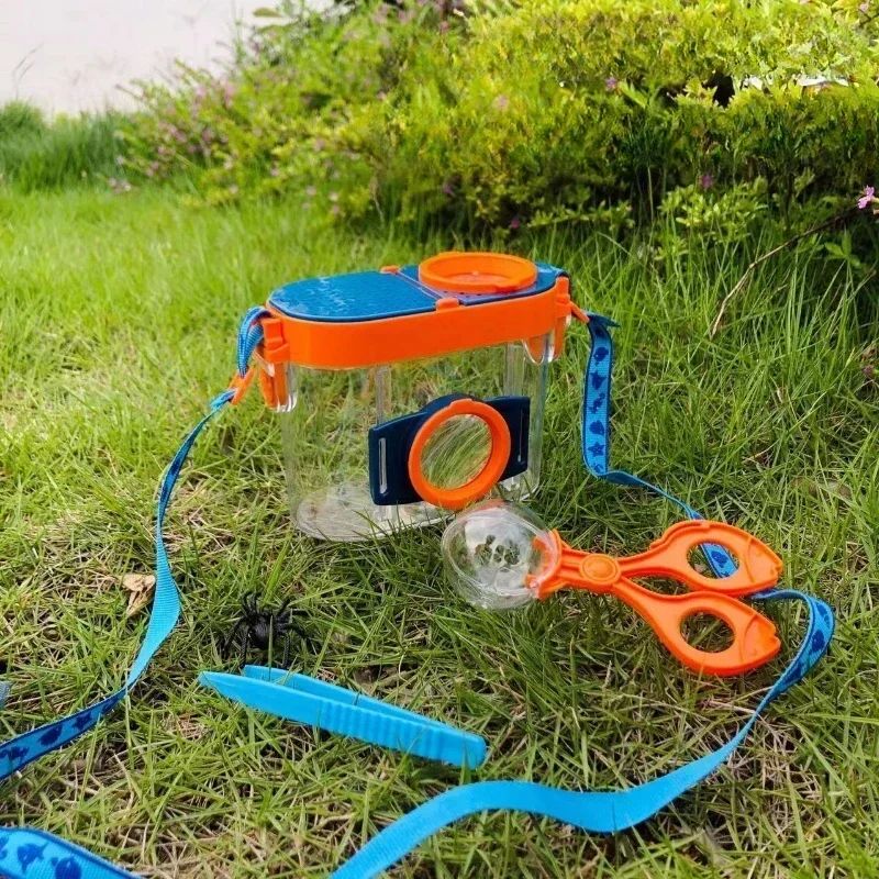 Bug Viewer Outdoor Insect Box Magnifier Observer Kit Insect