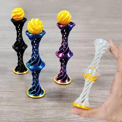3D Printed Impossible Pyramid Passthrough Fidget Toys Double