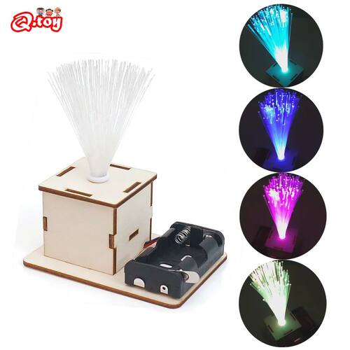 DIY Fiber Optic Light Model Technology Science Toys Children