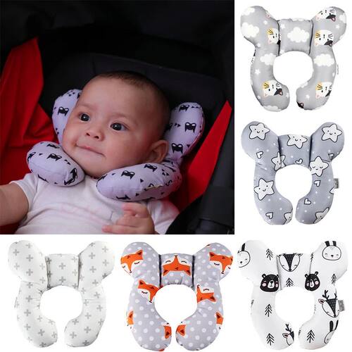 Protective Baby Pillow Travel Car Seat Head Neck Support Pil