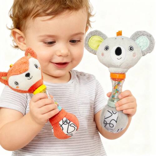 Koala Hand Rattle Toy for Kids,Enhances Grip & Motor Skills,