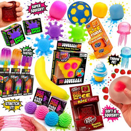 Mixed Squishy Fidget Toy Collection Super Soft Stretchy Sque
